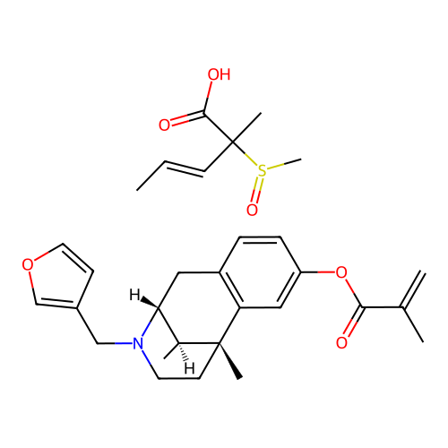(C23-H27-N-O3.C7-H12-O3-S)mult- structure