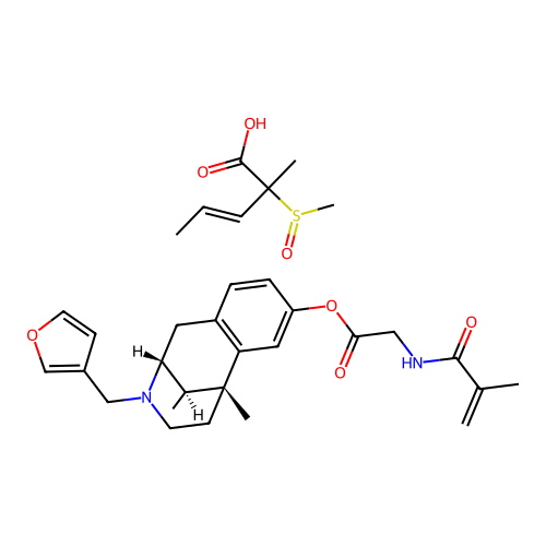 (C25-H30-N2-O4.C7-H12-O3-S)x- structure