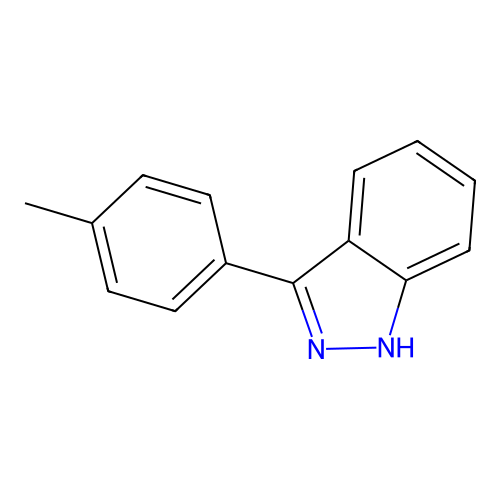3-(4-methylphenyl)-1H-indazole structure