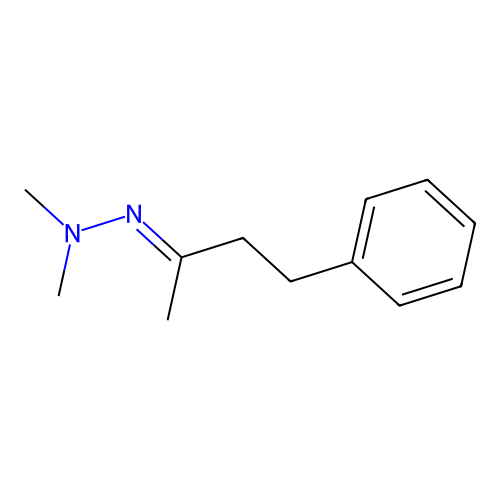 N-methyl-N-[(E)-4-phenylbutan-2-ylideneamino]methanamine structure