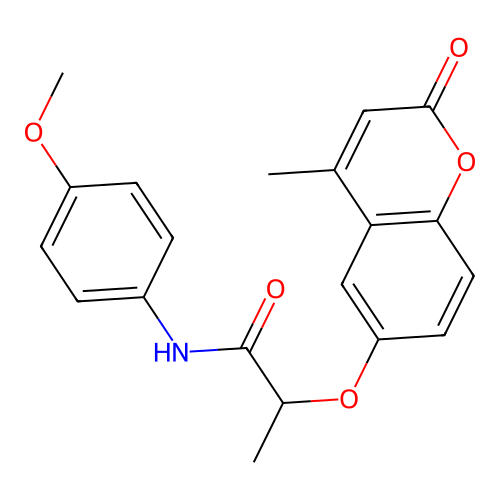 N-(4-methoxyphenyl)-2-((4-methyl-2-oxo-2H-chromen-6-yl)oxy)propanamide structure
