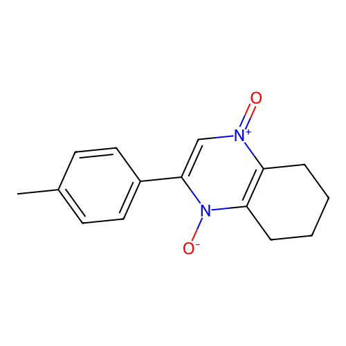 2-(4-Methylphenyl)-5,6,7,8-tetrahydroquinoxaline 1,4-dioxide structure