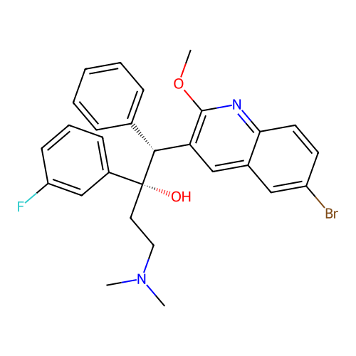 Bedaquiline structure