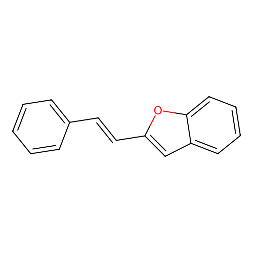 2-Styrylbenzofuran structure