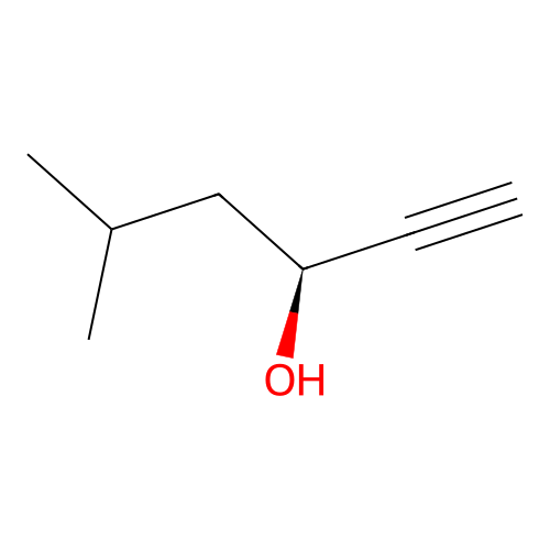 (S)-5-Methyl-1-hexyne-3-ol structure