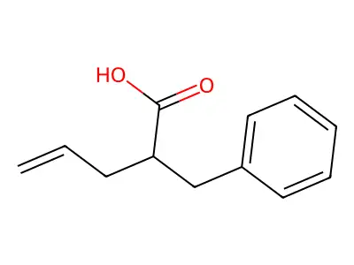 2-benzylpent-4-enoic Acid structure