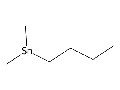 Butyl(dimethyl)stannane structure