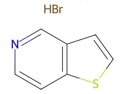 Thieno(3,2-c)pyridine, hydrobromide structure