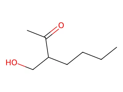 3-(Hydroxymethyl)-2-heptanone structure