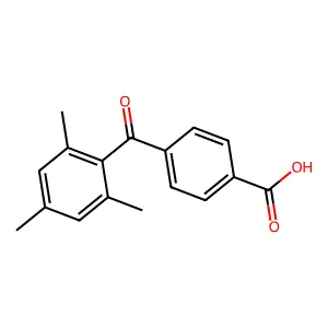 4-(2,4,6-Trimethylbenzoyl)benzoic acid structure