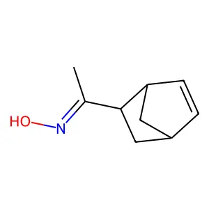 Ethanone, 1-bicyclo(2.2.1)hept-5-en-2-yl-, oxime structure