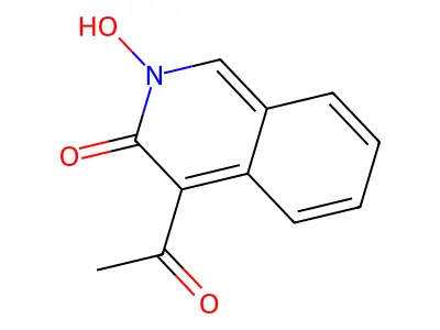 4-Acetyl-2-hydroxyisoquinolin-3-one structure