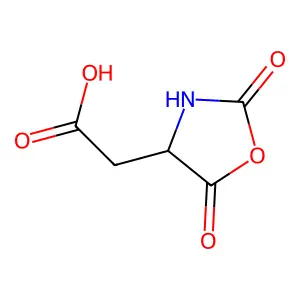 2,5-二氧代噁唑烷-4-乙酸 structure
