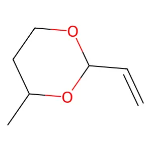 4-Methyl-2-vinyl-1,3-dioxane structure
