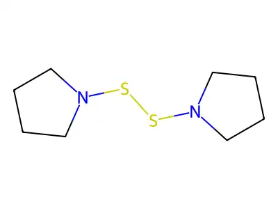 Pyrrolidine, 1,1'-dithiobis- structure
