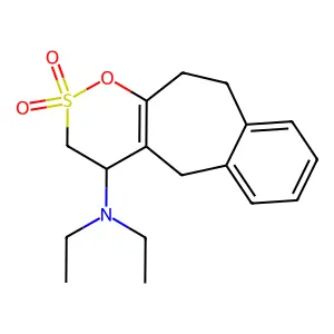 N,N-diethyl-3,3-dioxo-2,5,6,11-tetrahydro-1H-benzo[1,2]cyclo structure