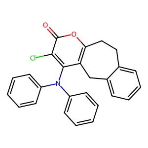 2-chloro-1-(N-phenylanilino)-6,11-dihydro-5H-benzo[1,2]cyclo structure