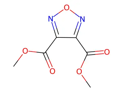 Dimethyl 1,2,5-oxadiazole-3,4-dicarboxylate structure