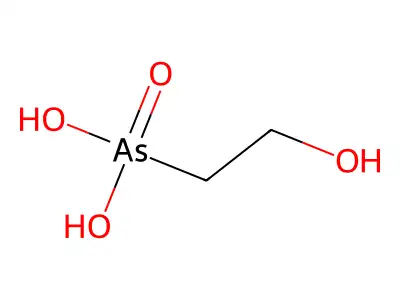 Arsonic acid, (2-hydroxyethyl)- structure