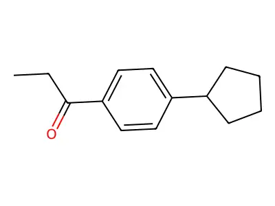 1-(4-Cyclopentylphenyl)propan-1-one structure