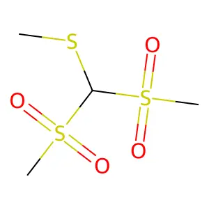 Bis(methylsulfonyl)methylsulfanylmethane structure