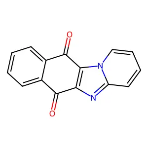 Naphth(2',3':4,5)imidazo(1,2-a)pyridine-6,11-dione structure