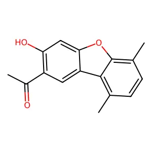 Ruscodibenzofuran structure