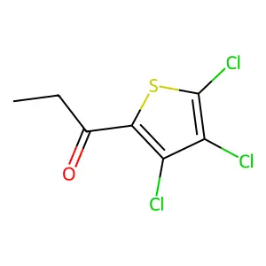 1-Propanone, 1-(3,4,5-trichloro-2-thienyl)- structure