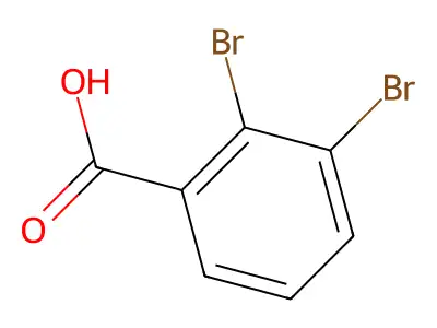 2,3-二溴苯甲酸 structure