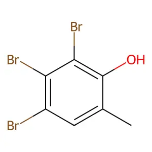 Phenol, 2,3,4-tribromo-6-methyl- structure