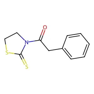 2-Phenyl-1-(2-thioxothiazolidin-3-yl)ethan-1-one structure