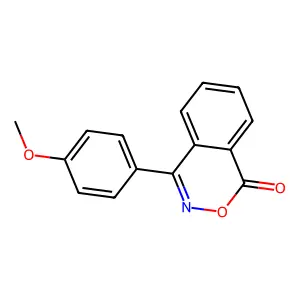 4-(4-Methoxyphenyl)-1H-2,3-benzoxazin-1-one structure
