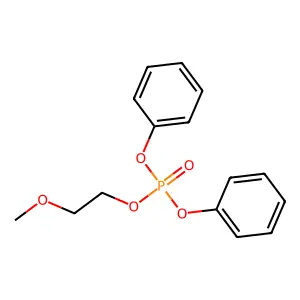 2-Methoxyethyl diphenyl phosphate structure