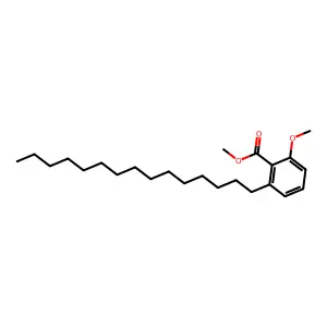 Methyl 2-methoxy-6-pentadecylbenzoate structure