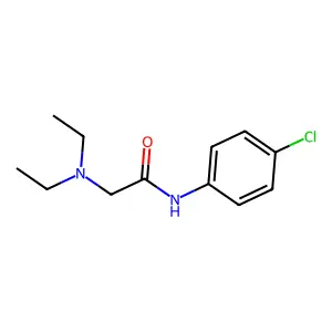Acetamide, n-(4-chlorophenyl)-2-(diethylamino)- structure