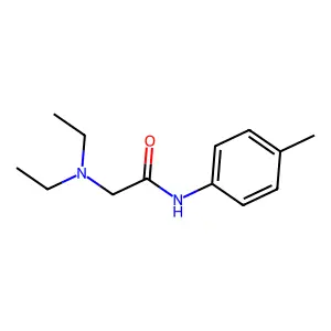 2-(二乙氨基)-N-(4-甲苯基)乙酰胺 structure