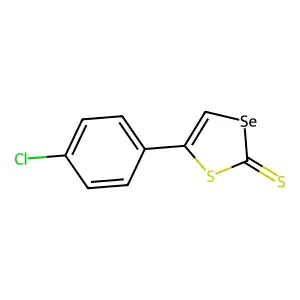 5-(4-Chlorophenyl)-2H-1,3-thiaselenole-2-thione structure