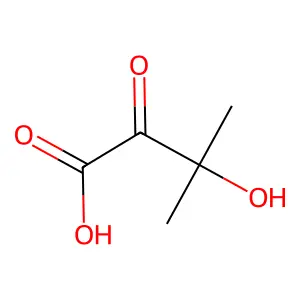 3-Hydroxy-3-methyl-2-oxobutanoic acid structure