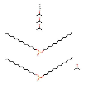 Tetraisopropyl bis(ditridecylphosphite) titanate structure