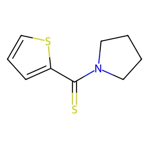 Pyrrolidin-1-yl(thiophen-2-yl)methanethione structure
