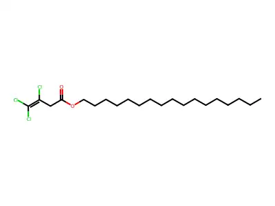 Heptadecyl 3,4,4-trichlorobut-3-enoate structure