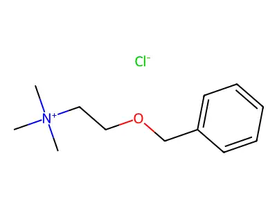(2-(Benzyloxy)ethyl)trimethylammonium chloride structure