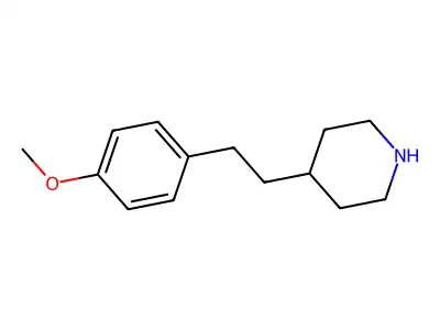 4-[2-(4-Methoxyphenyl)ethyl]piperidine structure