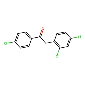 1-(4-Chlorophenyl)-2-(2,4-dichlorophenyl)ethanone structure