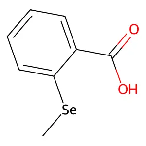 2-(甲硒基)苯甲酸 structure