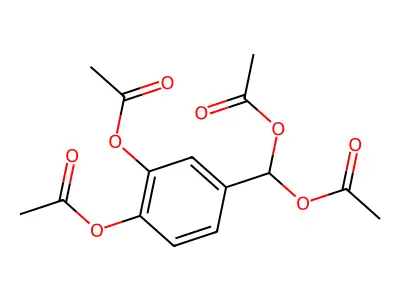 3,4-Diacetoxybenzylidene diacetate structure