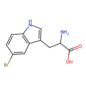5-Bromo-DL-tryptophan structure