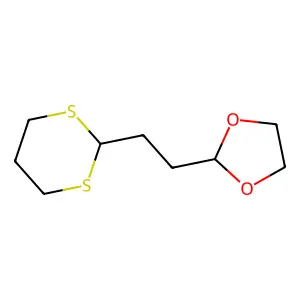 2-[2-(1,3-Dithian-2-yl)ethyl]-1,3-dioxolane structure
