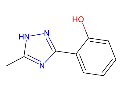 Phenol, 2-(5-methyl-1H-1,2,4-triazol-3-yl)- structure
