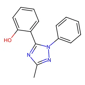 2-(3-methyl-1-phenyl-1H-1,2,4-triazol-5-yl)phenol structure